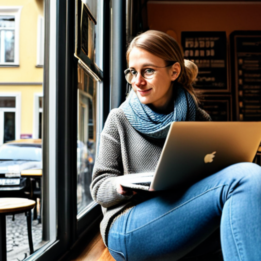 독일 생활비 정보 - Apartment Hunting in Berlin**
"A young professional woman, fully clothed in a modest but stylish ou...